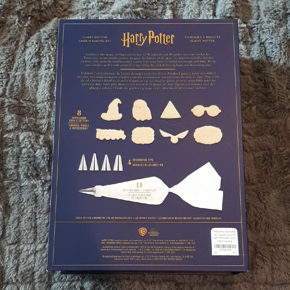 Williams Sonoma Harry Potter Cookie Baking Kit